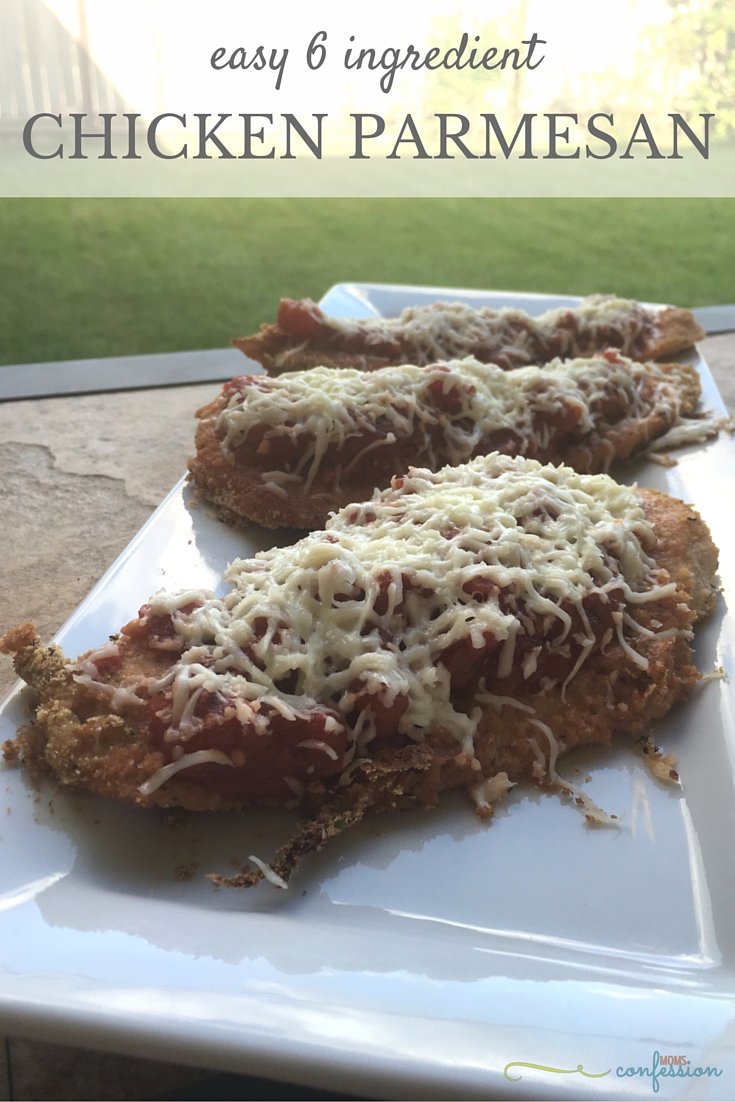 Six Ingredient Chicken Parmesan