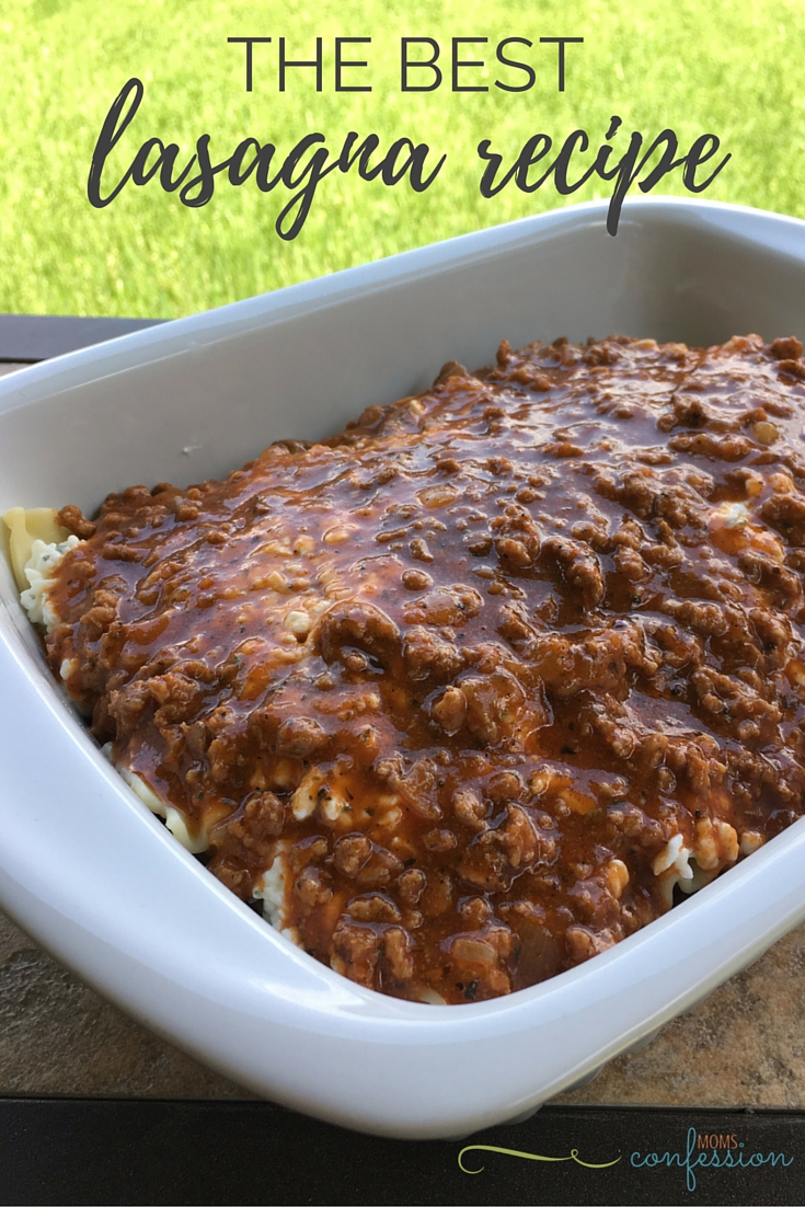 You have to try the best homemade lasagna recipe ever! This family recipe has been passed down through our family and is a hit every time we make it!