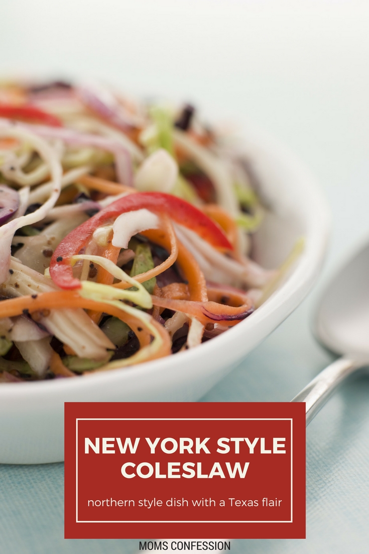 This New York Style Coleslaw Recipe is great as a light snack or side for an outdoor barbecue. Enjoy the Texas flavors of this northern style recipe.