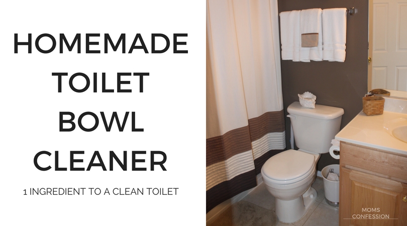Looking for an easy homemade toilet cleaner recipe? Try this one ingredient solution that gets my toilet clean in no time while also saving me money!