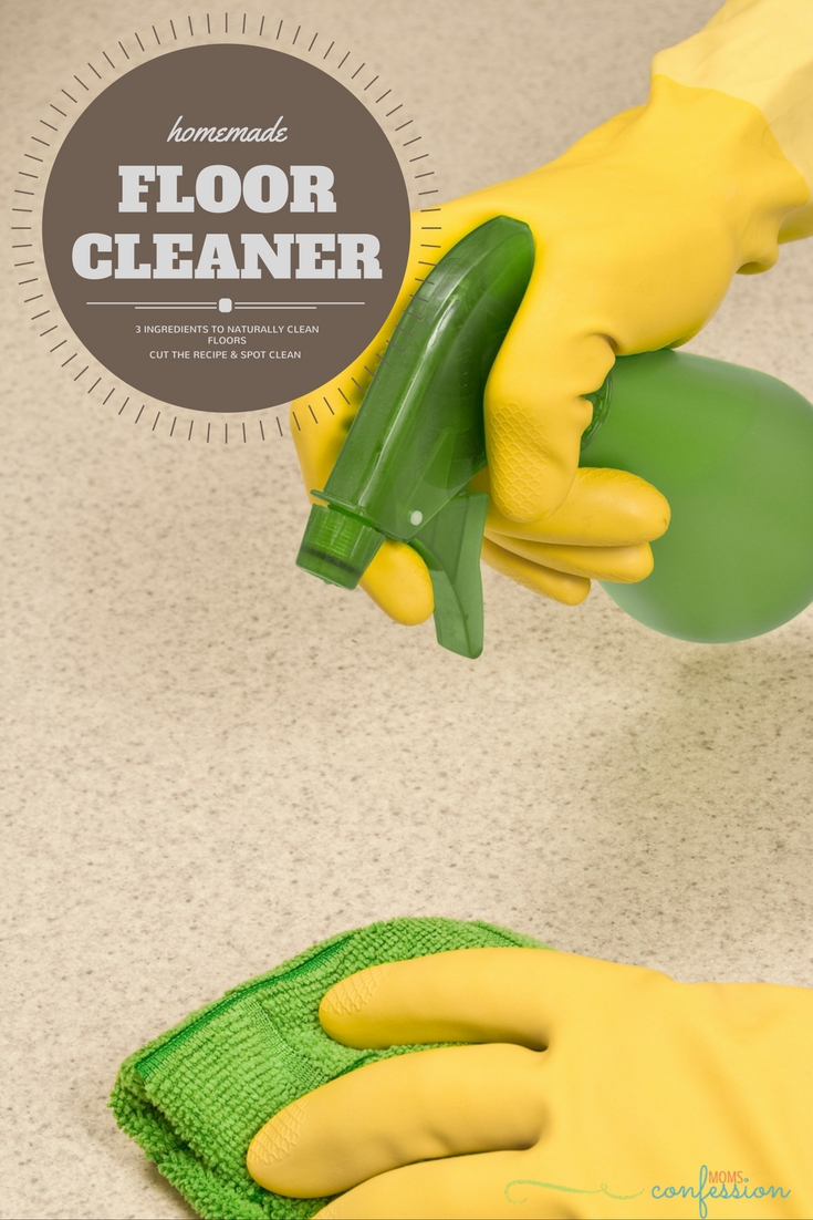 Clean your floors naturally with just three ingredients. This natural homemade floor cleaner recipe is perfect for every home and cleans so well.