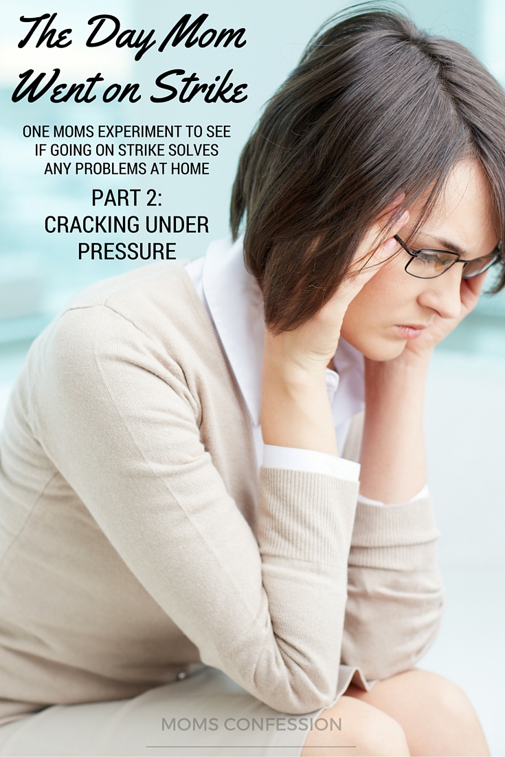 Part 2: Mom on Strike Series: The day mom went on strike: One moms experiment to see if going on strike solves any problems at home. Part 2: Mom on Strike Series: The day mom went on strike: One moms experiment to see if going on strike solves any problems at home.