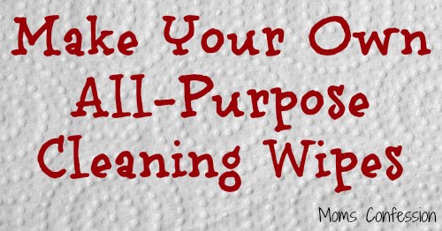 make your own all purpose cleaning wipes