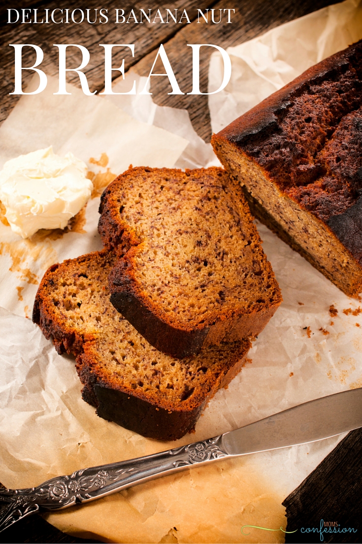 Banana nut bread recipes are a dime a dozen on the internet, but the sweet smell of this bread recipe baking makes my heart go pitter patter. It's so good!
