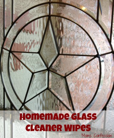 Homemade Glass Cleaner Wipes