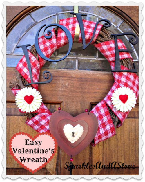 Easy Burlap Wreath Valentine’s Craft Idea to Celebrate the Day of Love