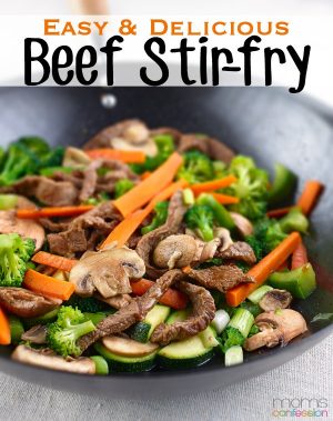 Simple Dinner Idea for Families - Easy Beef Stir Fry Recipe