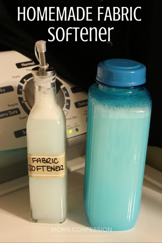Homemade Fabric Softener Recipe • Moms Confession