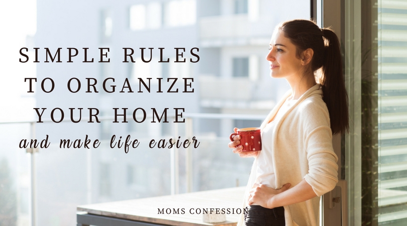 These simple rules to organize your home will help you make life easier so you can enjoy a blissful lifestyle with your family and friends. 