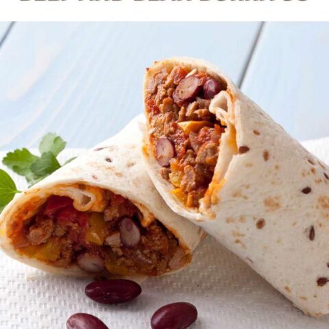 Easy Homemade Beef and Bean Burrito Recipe