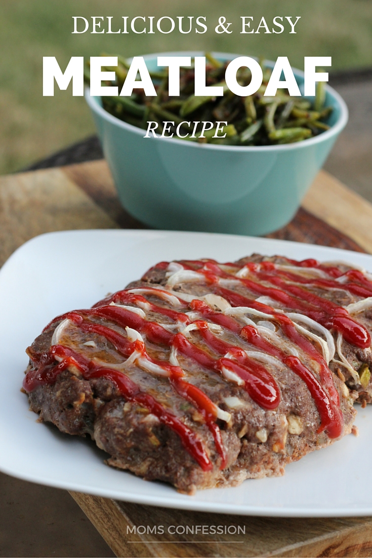 Looking for a delicious and easy meatloaf recipe? Look no further! This is by far the best simple meatloaf recipe you will try that's been passed down from my mom!