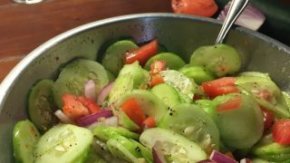 The long hot days of summer are upon us and light dishes are on the menu. A refreshing cucumber salad is the best summer salad side dish for a light meal.