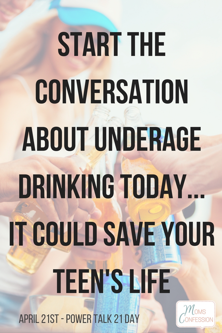 Underage drinking is a big problem with raising teens. My personal experience with underage drinking has helped me open the conversation with my teens so they understand how underage drinking affects those around them.