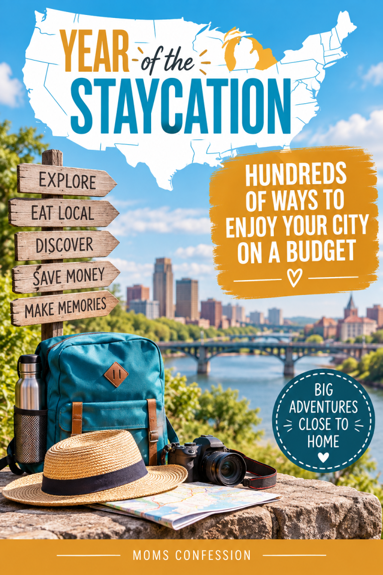 Budget-friendly staycation ideas for exploring your city, eating local, saving money, and enjoying adventures close to home.