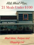 Aldi food market store front