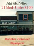 Aldi food market store front