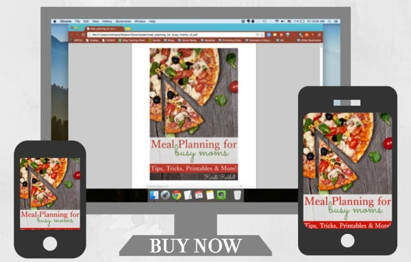 Buy Meal Planning for Busy Moms today! | Moms Confession