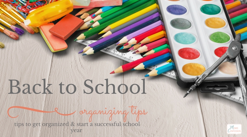 Going back to school doesn't have to be unorganized and chaotic. Use these back to school tips to get organized and start a successful school year.