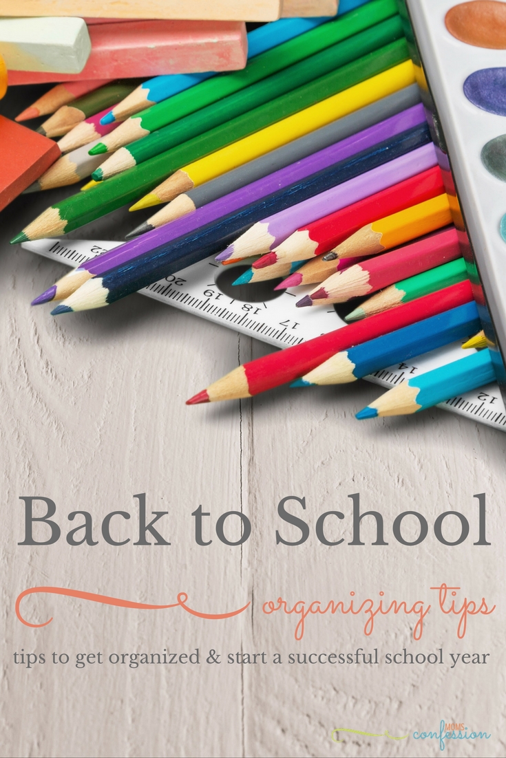 Back to School Tips to Get Organized