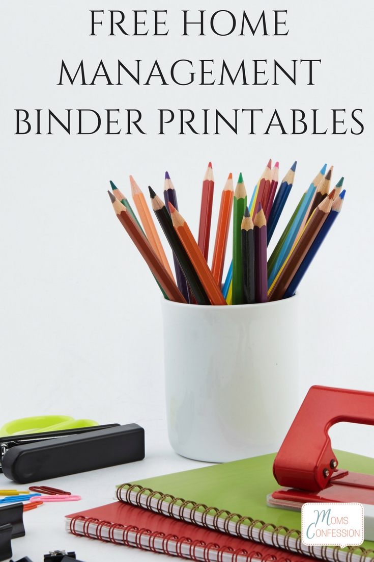 Free Home Management Binder Printables