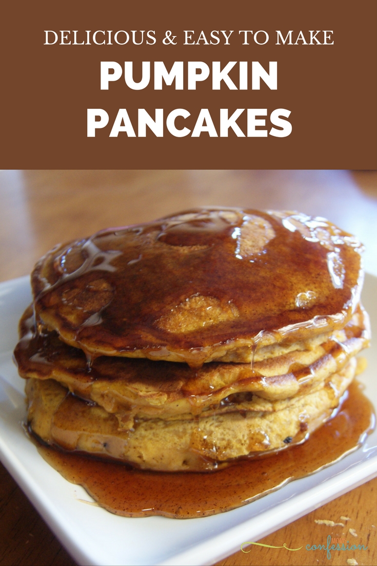 Pumpkin Pancakes are a great way to wake up to a crisp and cool fall morning. These pumpkin spice pancakes are filling and flavorful with all the amazing spices of fall.