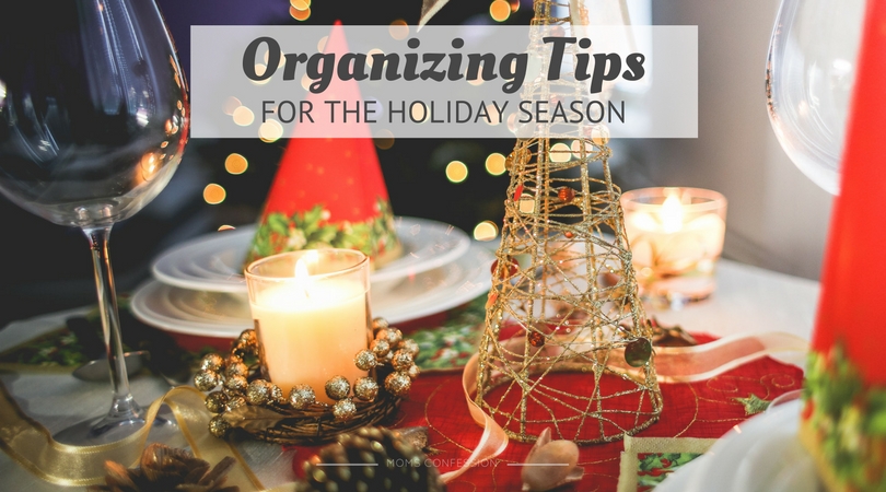 The holidays can be stressful, but you can reduce stress and save your sanity this season with these simple and easy organizing tips for the holidays!