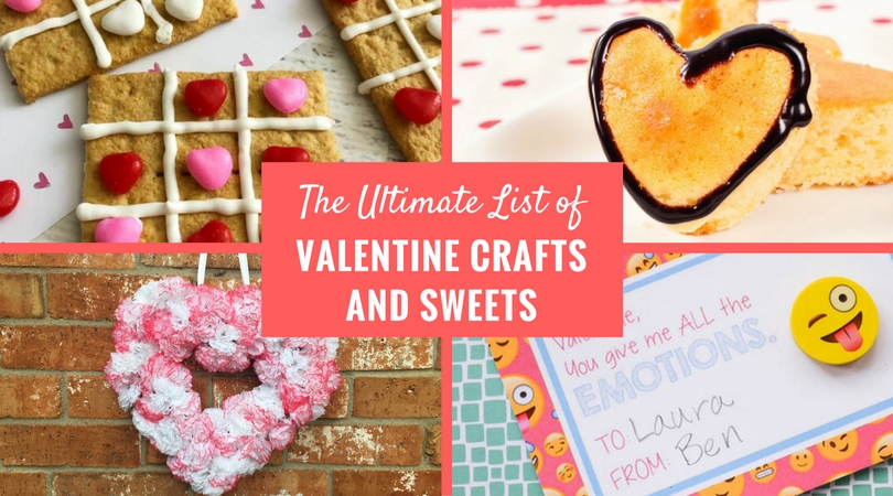 If you are searching for last minute Valentine's day ideas for crafts and sweets...I have the perfect little resource for you. Check out the ultimate list of Valentines day ideas from across the internet!