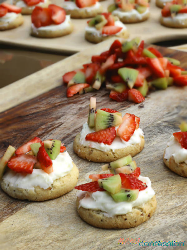 mini fruit pizza cookies recipe