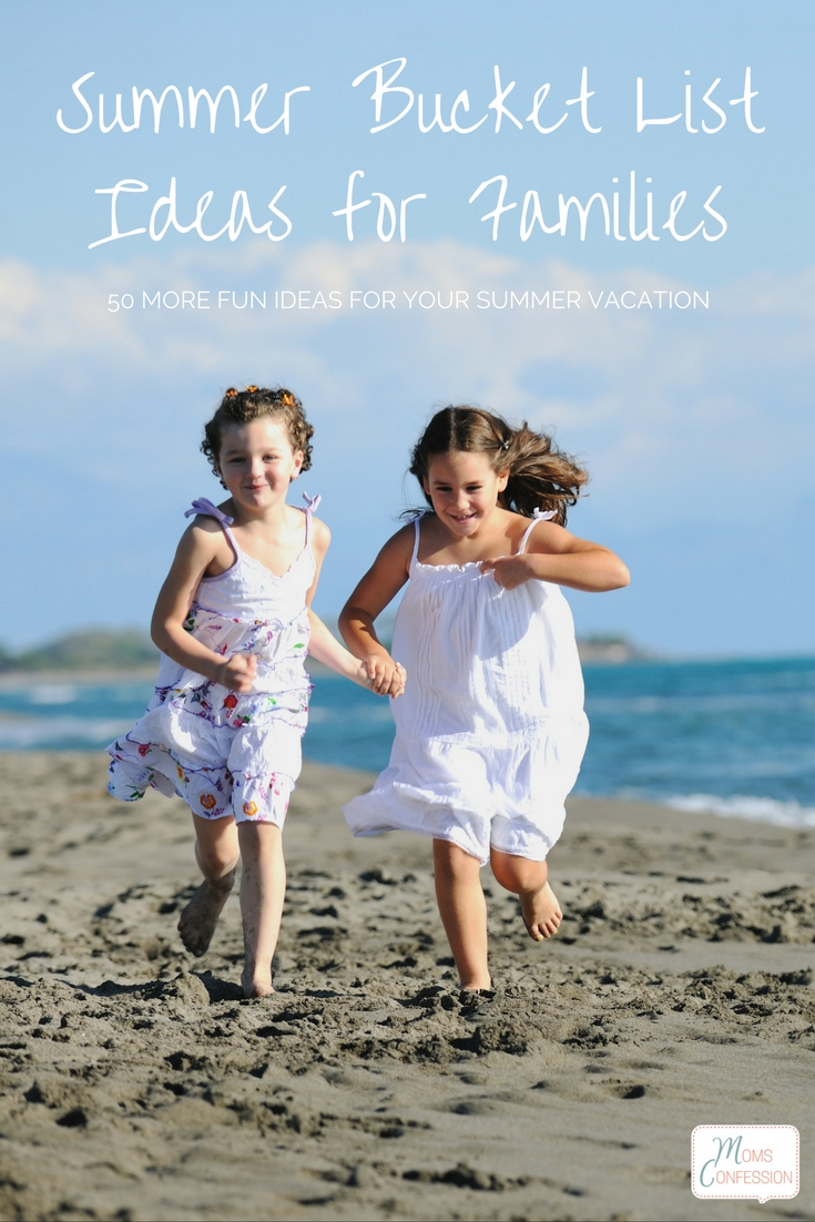 kids running on the beach in summer