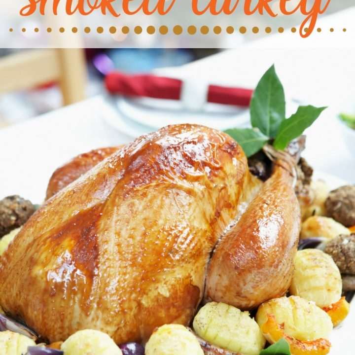 smoked turkey on a platter
