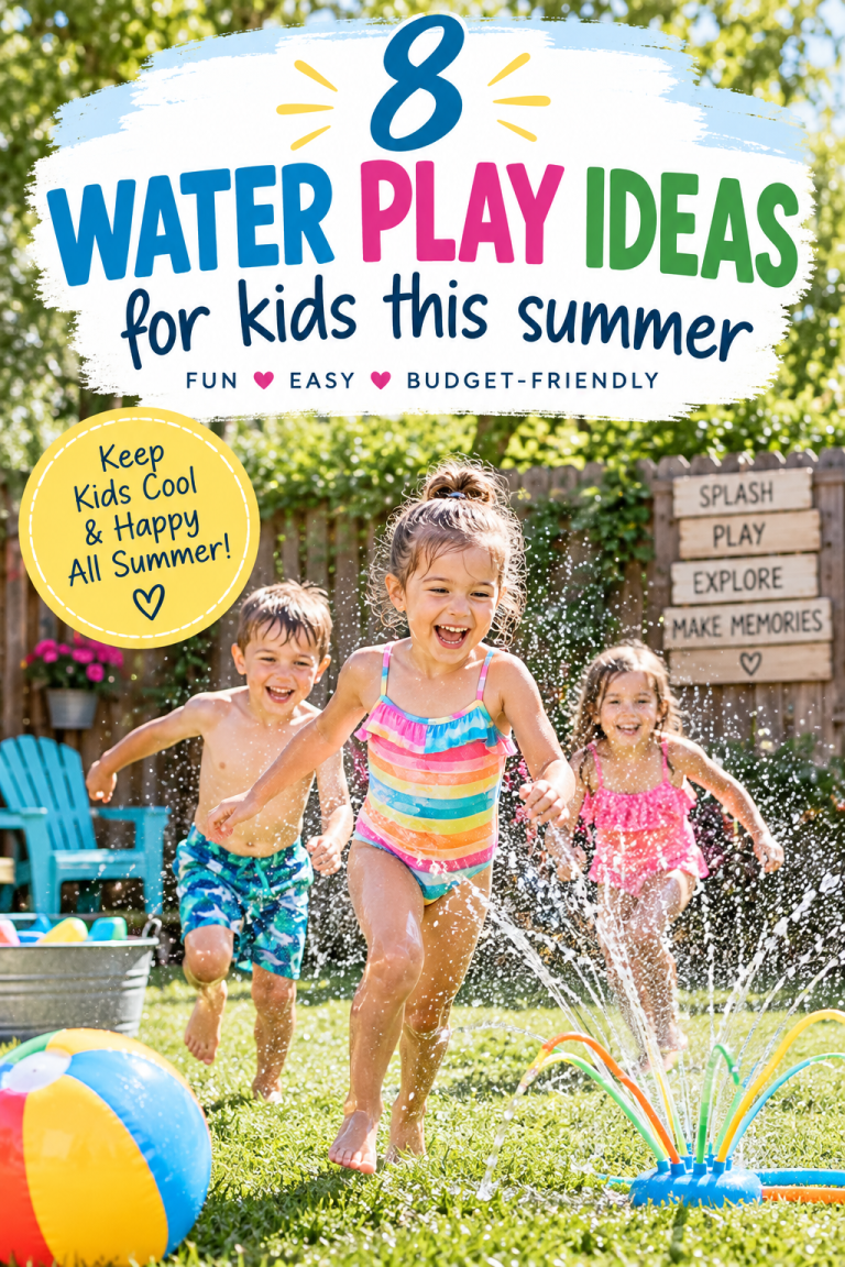 Fun and easy water play ideas for kids to enjoy outside during summer