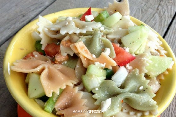 easy pasta salad recipe with italian dressing