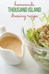 If you are looking for a creamy and very tasty dressing, make sure to put this homemade thousand island dressing on your list! You won't regret it!