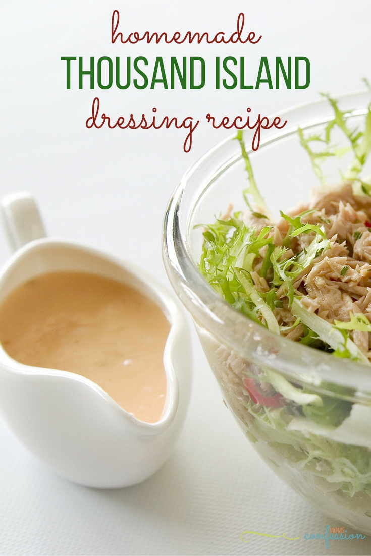If you are looking for a creamy and very tasty dressing, make sure to put this homemade thousand island dressing on your list! You won't regret it!