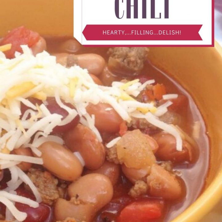 3 Bean Chili Recipe