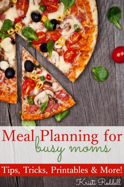 Are you a busy mom? Dinner got you down? That's ok! Learn how to meal plan like a pro with the new ebook, Meal Planning for Busy Moms!