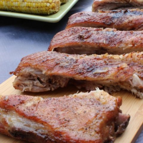 Enjoy this delicious fall off the bone ribs as well as the dry rib rub that makes them even more scrumptious with your family. They will melt in your mouth!