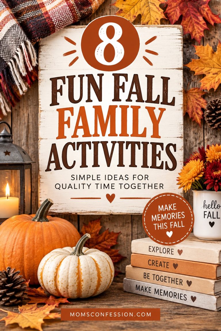 8 fun fall family activities and simple ideas for spending quality time together and making memories this fall.