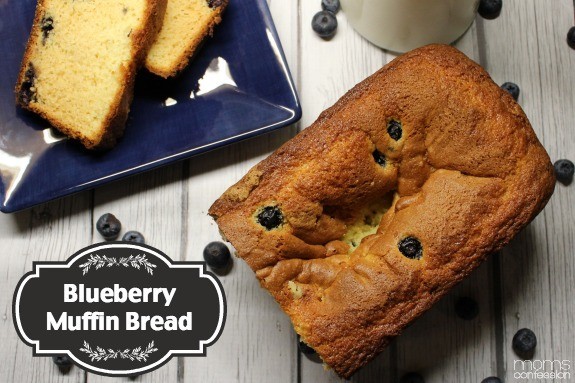 This scrumptious, quick and easy blueberry muffin bread from scratch is so delicious! We made this blueberry muffin loaf and it was devoured in about 5 minutes flat! You must try it yourself!