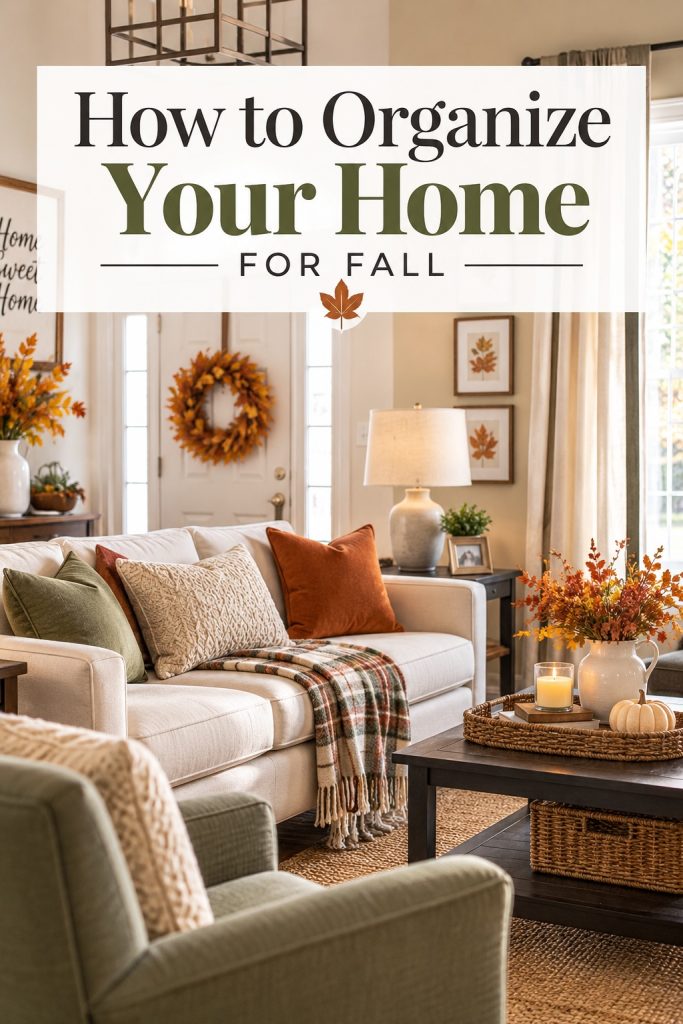 How to Organize Your Home for Fall How to organize your home for fall with simple decluttering and organization tips for a clean, cozy and organized home.