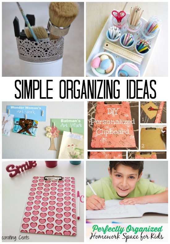 These are some seriously simple organizing ideas! 