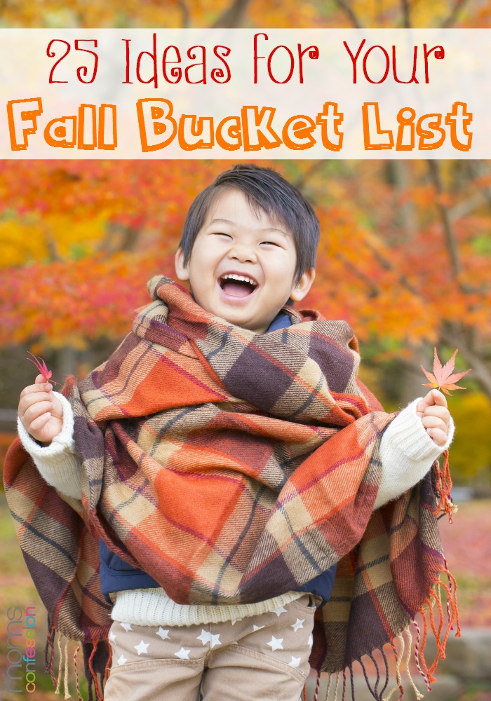 25 fun ideas for your fall bucket list + free printable