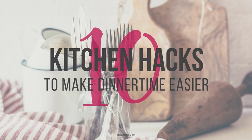 These kitchen hacks have made my life much easier when it comes to dinner time. Getting dinner on the table in a hurry is much more efficient these days. Check out these tips today!