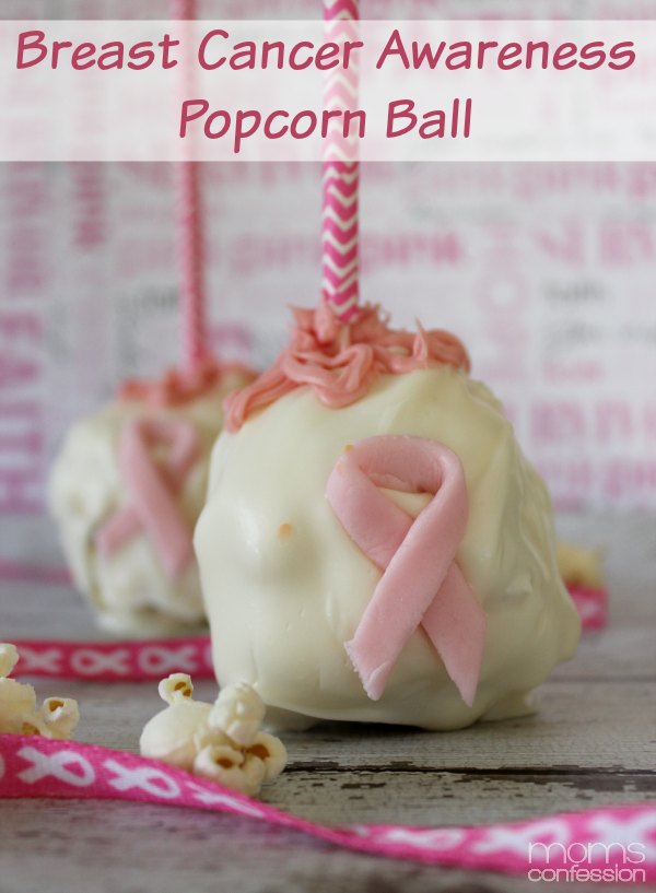 Breast Cancer Awareness Popcorn Balls