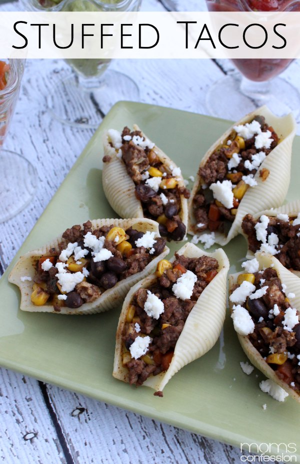 These stuffed taco shells are a little spicy and pack a Tex-Mex punch! Try these stuffed tacos for your next Taco Tuesday meal...everyone will love them!