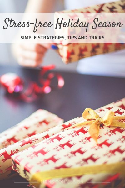 Holiday celebrations are in full swing and you're starting to feel the stress of the holidays. These strategies for a stress free holiday season will help!