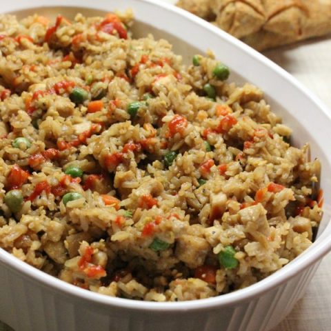 Does your family love Chinese food as much as we do? If so, I promise this Chicken Fried Rice recipe is super easy and you can make it without a hassle.
