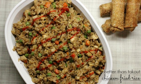 Does your family love Chinese food as much as we do? If so, I promise this Chicken Fried Rice recipe is super easy and you can make it without a hassle.