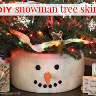 This snowman tree skirt for Christmas is the ultimate holiday decor for your tree. It's the game-changer you are looking for this holiday season!