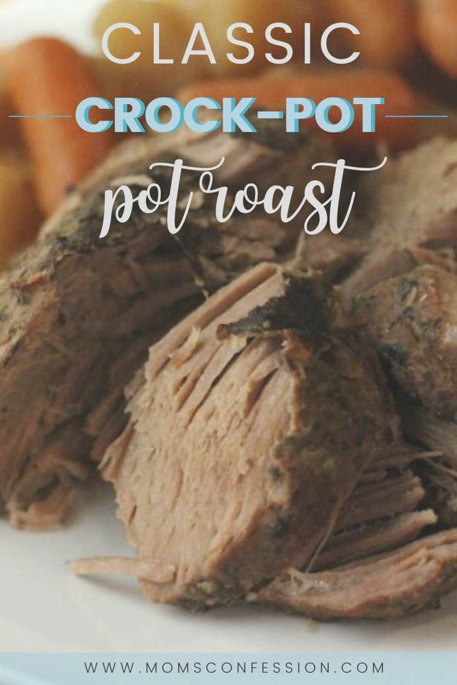 Classic Slow Cooker Boneless Chuck Roast with Vegetables & Gravy